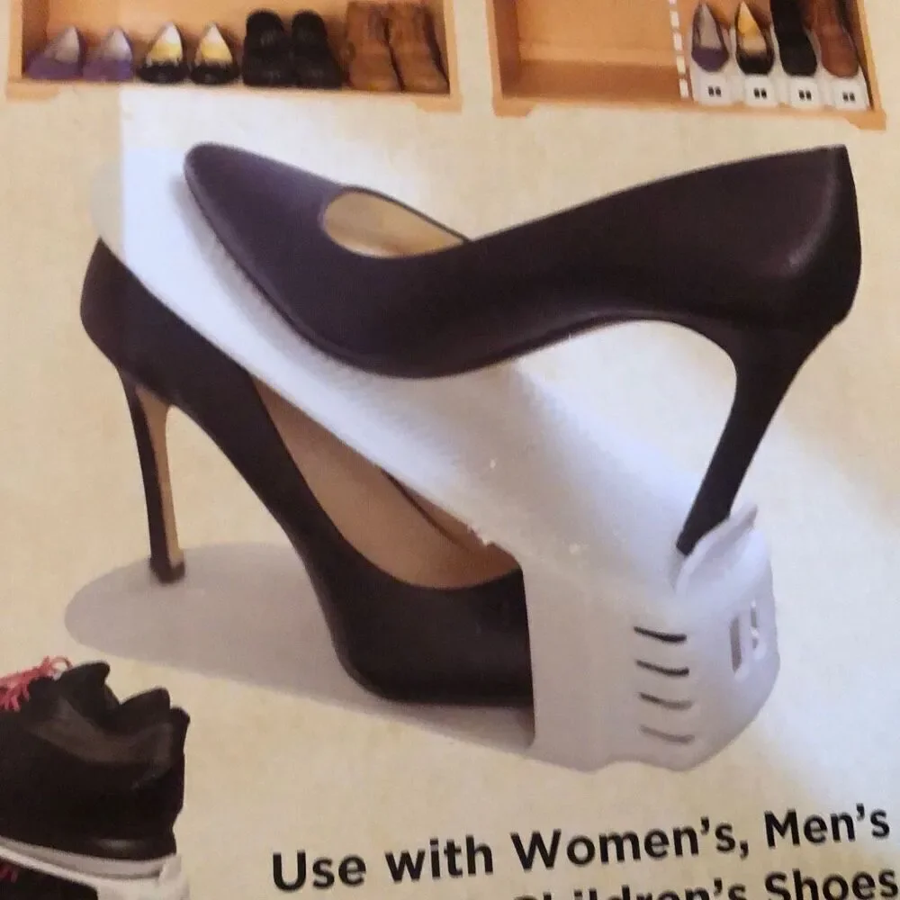NEW Shoe Slotz Shoe organizer, six piece set